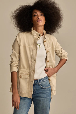 LUCKY BRAND UTILITY JACKET WOOD ASH