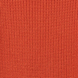 Classic Knit Baby Sweater in Orange Rust